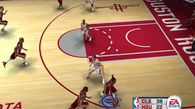 NBA Live 06 PC Gameplay (cleveland cavaliers vs houston rockets) смотреть онлайн