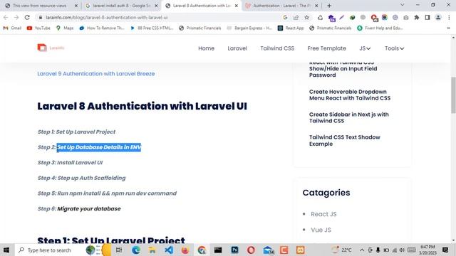 Authenticating Users in laravel ( Laravel-UI Auth in Urdu / Hindi) смотреть онлайн