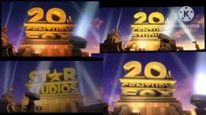 20th Century Fox Logos (20th Century Fox,Star Studios,TCS,TCFHE)