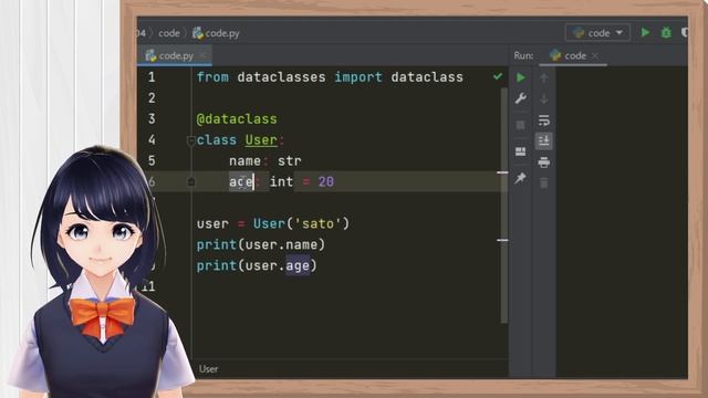 【Pythonプログラミング入門】dataclass(データクラス)の使い方を解説！〜VTuberと学習〜 【初心者向け】 смотреть онлайн