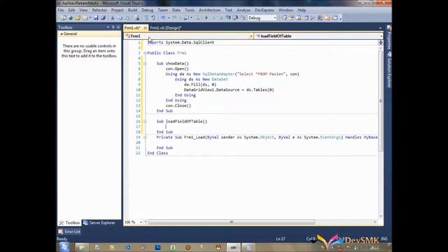 Cara Menampilkan Field dari Suatu Tabel Ke ComboBox (VB.Net & SQL) - Visual Studio 2010 смотреть онлайн