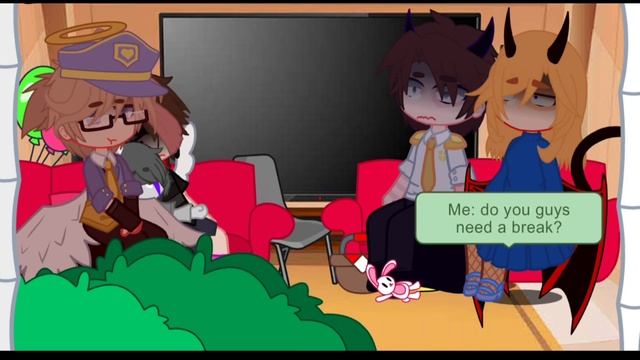 Afton's and emilys react to Micheal afton || part 1/?? || 300 subs special смотреть онлайн