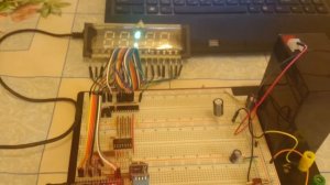 Часы на вакуумно-люминисцентном индикаторе под управлением микроконтроллера на платформе ардуино