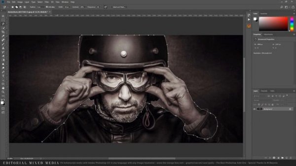 How to Use Editorial MIxed Media FX Photoshop Extension - Action ActionScript