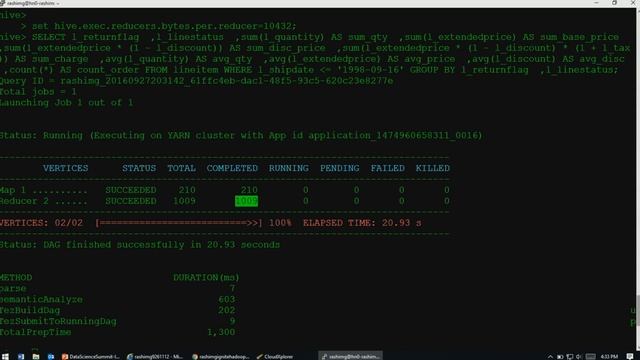 Microsoft Machine Learning & Data Science Summit 2016 Optimizing Apache Hive Performance in HDInsig смотреть онлайн