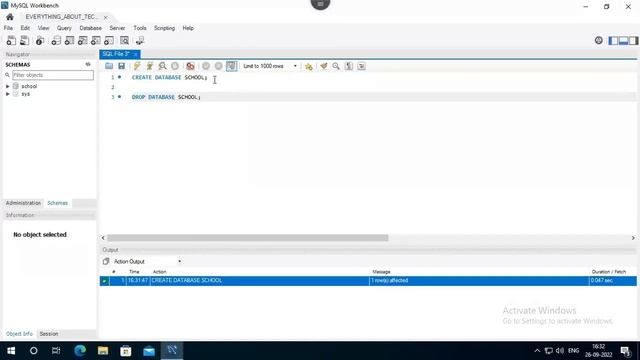Delete Database in MySQL смотреть онлайн