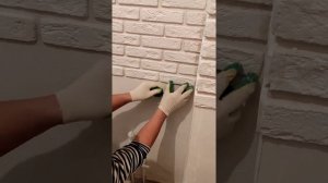 Декоративный кирпич , монтаж, инструкция , покраска.
