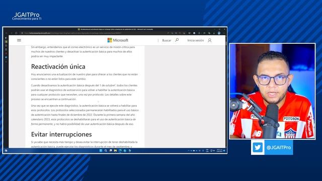 ?Microsoft comienza a desactivar la Autenticación básica de Exchange Online ¿Qué debo hacer? смотреть онлайн