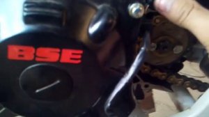 ПИТБАЙК BSE PH10 150E Установка датчика включенной перкдачи