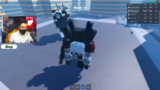 Los TITANES MAS FUERTES Rompen TODO EL JUEGO !!! Roblox Skibidi Super Toilet Battle Primer Persona смотреть онлайн