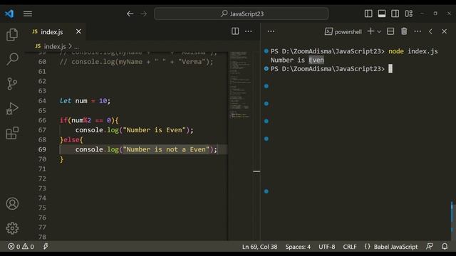 Conditional (Ternary) Operator in JavaScript | Tutorial For Beginners in Hindi || Adisma смотреть онлайн