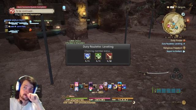 Final Fantasy XIV - Samurai/Roulettes/Chill Night смотреть онлайн