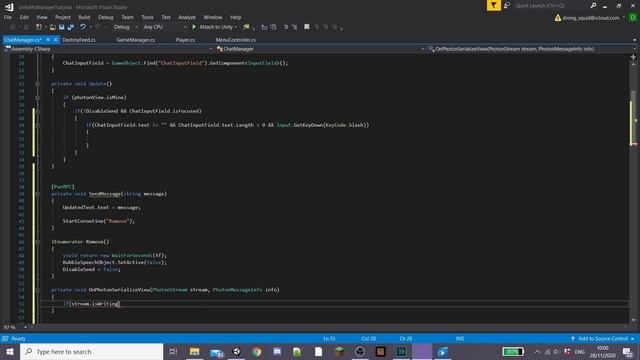 HOW TO MAKE AN ONLINE CHAT - UNITY EASY TUTORIAL смотреть онлайн