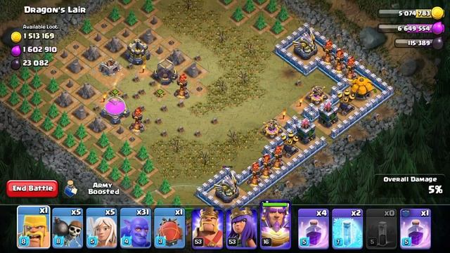 Clash of Clans: Dragon's Lair (3 stars) смотреть онлайн