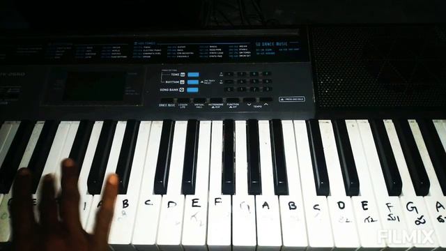 hey vennela sona piano song by CASIO CTK 2550 by telugu piano songs смотреть онлайн