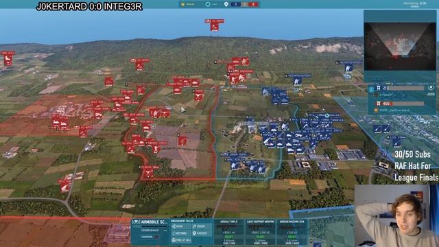 WARNO Monthly March, Round 1 integ3r vs Jokertard Game 1 смотреть онлайн