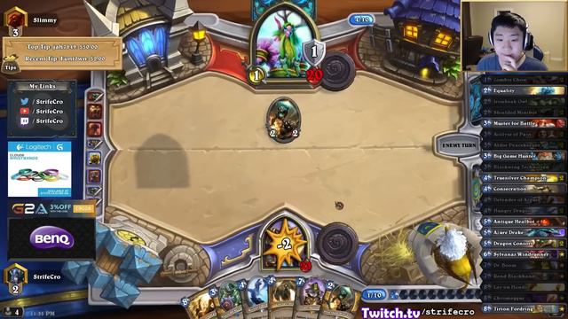 Hearthstone Dragon Paladin - Chromaggus in action #5 смотреть онлайн
