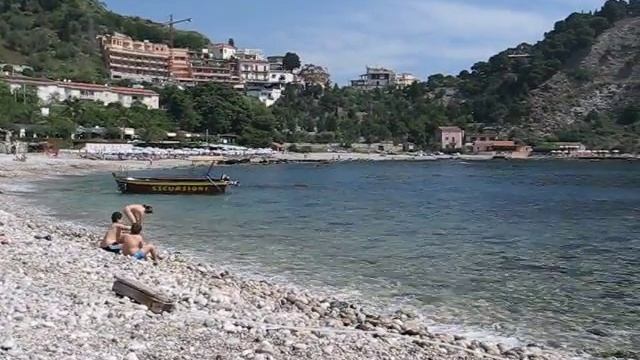 Sicily Travel: Panorama surrounding Isola Bella, Sicily смотреть онлайн