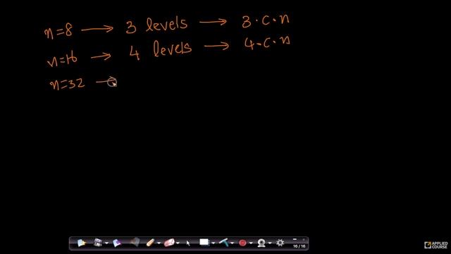 Recursion tree method: intuition | Merge Sort | Data Structure & Algorithm | Appliedroots смотреть онлайн