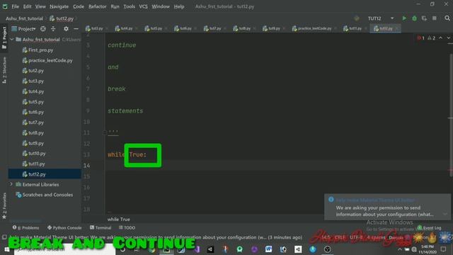 Python For All ??|| Tutorial #12 Python break and continue statements || Hindi смотреть онлайн