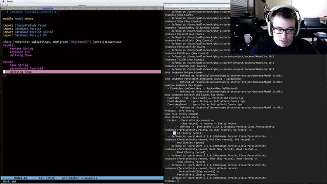 Writing Yesod JSON APIs and database queries in Haskell смотреть онлайн