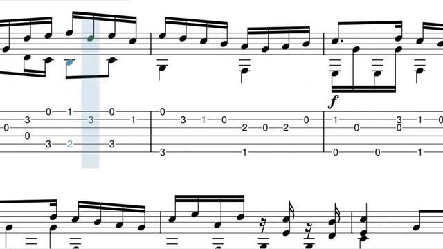 Mauro Giuliani - Rondo Opus 8 No.1 with TAB Guitar смотреть онлайн