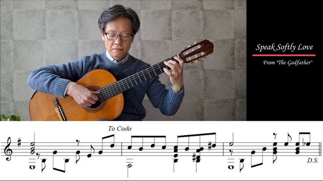 Speak Softly, Love (From "The Godfather", 대부) - Fingerstyle Guitar смотреть онлайн