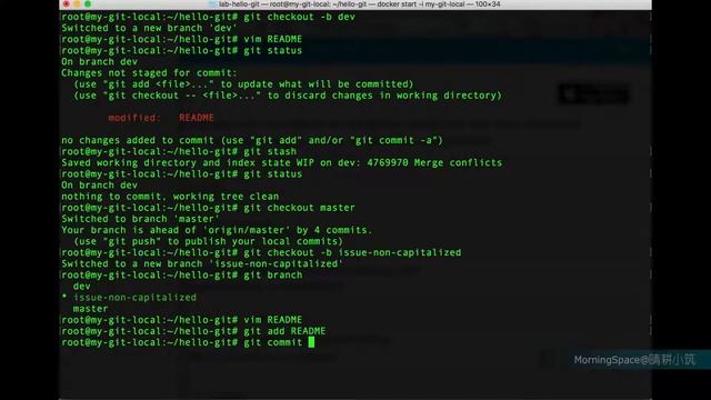 Hello Git 10: Branch for Bug Fix смотреть онлайн