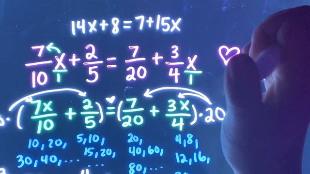 [ASMR] Cozy Educational Glow in the Dark Math | Algebra (Whispering, Softspeaking, Teaching You) смотреть онлайн