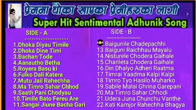 Nepali Adhunik Songs Nepali Superhit Classical Collections | 2020 Adhunik Jukebox смотреть онлайн