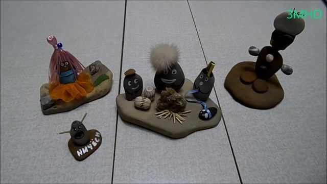 Композиция из камней своими руками смотреть онлайн