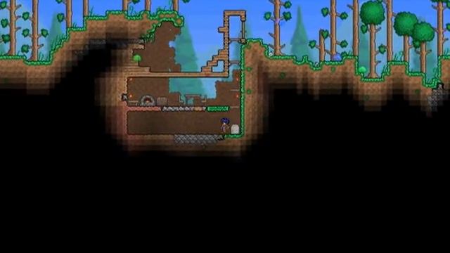 Продолжаем играть в "Terraria" с Серёгой. 2 Часть : В шахту! смотреть онлайн