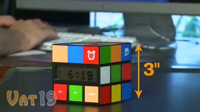 80s Rubik's Cube Clock Is Totally Rad! смотреть онлайн