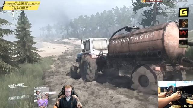 Spintires: MudRunner - New DLC - The Ridge in Hardcore Multiplayer! смотреть онлайн