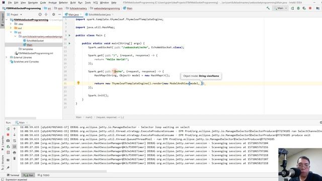 Java Tutorial: Realtime Web Communication in Java using WebSockets смотреть онлайн
