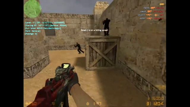 Counter Strike 1.6 Umbrella Swarm | Balrog 3 | MP5 upgrade смотреть онлайн