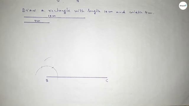 How to draw a rectangle with length 10 cm and width 4 cm.shsirclasses. смотреть онлайн