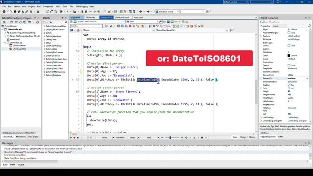 How it works with Holger: Data grid with Tabulator and TMS WEB Core - Part 1 смотреть онлайн
