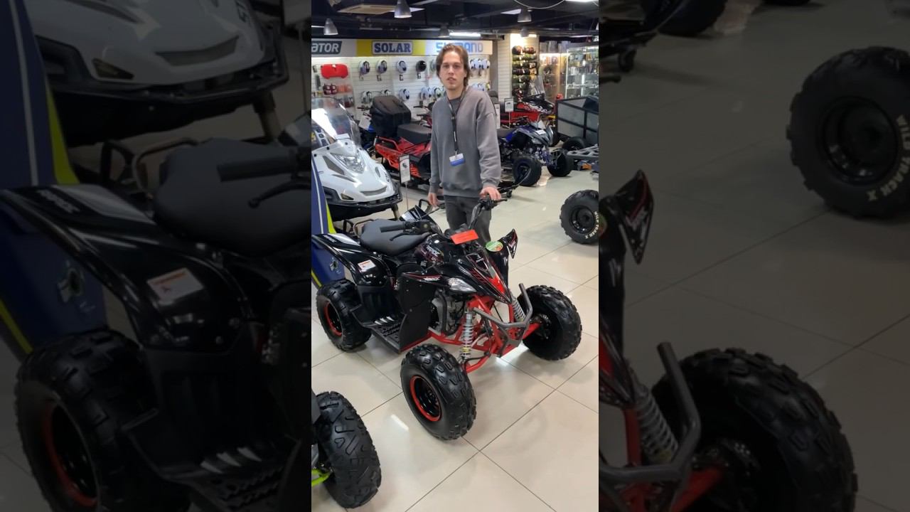 Обзор детского квадроцикла Mikilon Rapide. Мощный, быстрый и безумно стильный. смотреть онлайн