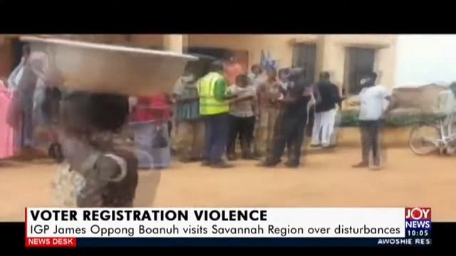 IGP James Oppong Boanuh visits Savannah Region over disturbances - News Desk on JoyNews (5-8-20) смотреть онлайн