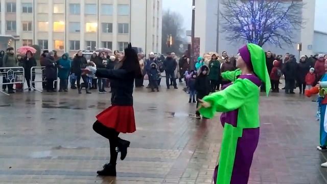 Открытие новогодней ёлки в Ушачах смотреть онлайн