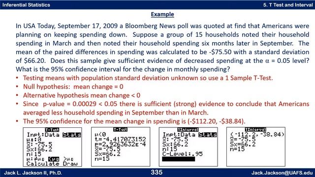 Statistics 4.5.12 Paired Data T Test смотреть онлайн