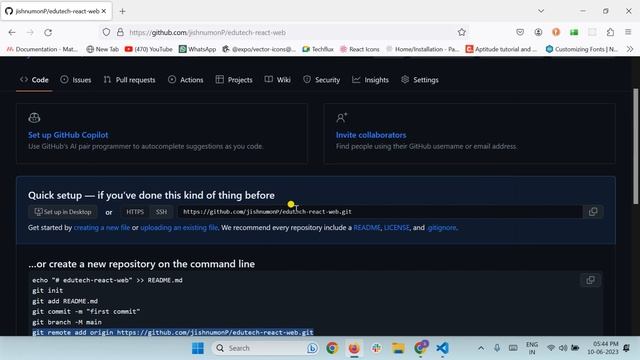 How to Host React with Git hub pages | Free Hosting React Project | React malayalam | Techflix AI смотреть онлайн