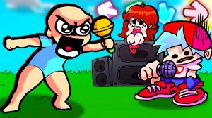 БЕЗУМНЫЙ РЕБЕНОК ВЕРНУЛСЯ Friday Night Funkin / Friday Night Funkin' VS Baby Blue Brother (UPDATE!)