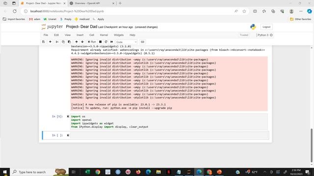 GenAI Chatbot - LLM - Python Coding- ChatGPT (gpt-3.5-turbo) with User Data - Project: Dear Dad смотреть онлайн