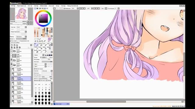 Anime SPEEDPAINT sai смотреть онлайн