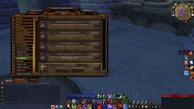 Achievement Torch Juggler Midsummer Event World of Warcraft Wrath of the Lich King смотреть онлайн