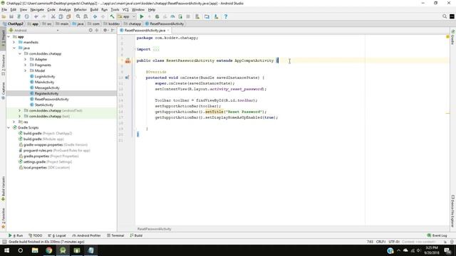 Chat App with Firebase Part 15 - Forgot/Reset your Password - Android Studio Tutorial смотреть онлайн
