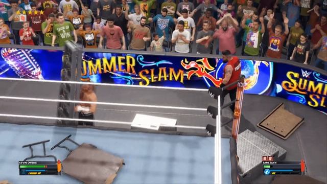 WWE 2K23 ★ Sami Zayn vs. Kevin Owens ★ TLC Match Online ★ PC смотреть онлайн