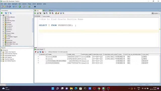 How to Find Oracle Service Name смотреть онлайн
